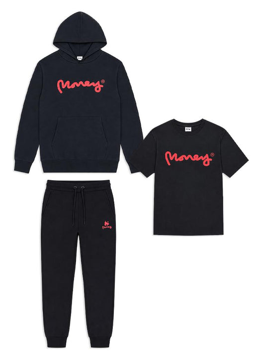 Junior Sig Ape Crew Track 3 Pack Black