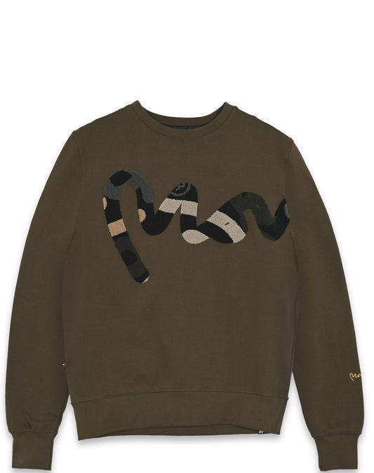 Big Sig Chenille Crew Sweat Tan