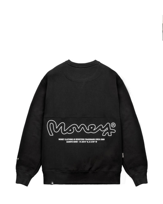 Money Ape Sig Crew Black