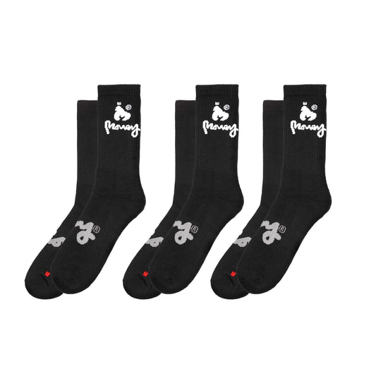 Sig Ape Sport Socks 3pk Black