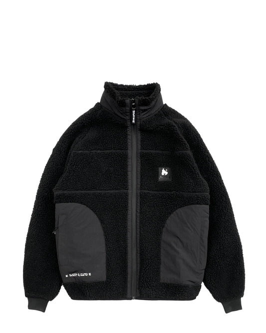 Money Fleeced Jacket Black