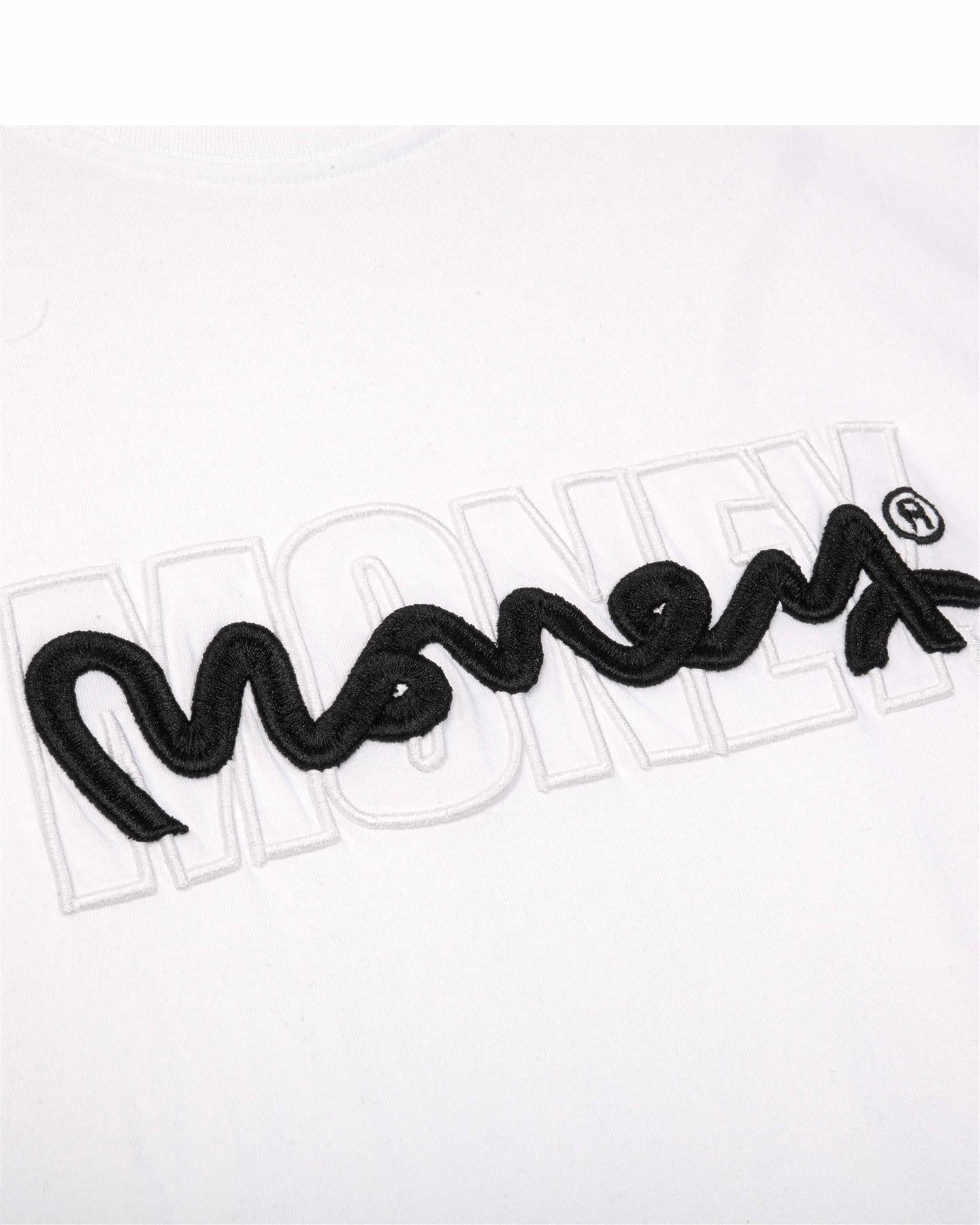 Stencil Chop Tee White