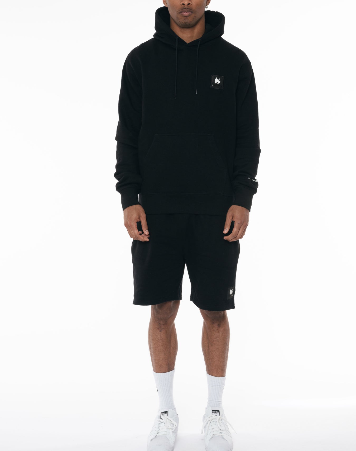 Combo Patch Hood Black