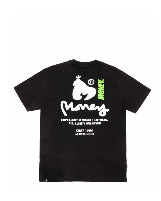 Copyright Stencil Tee Black