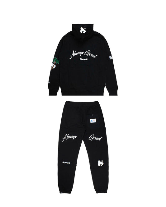 Money Lux Hood Tracksuit Black