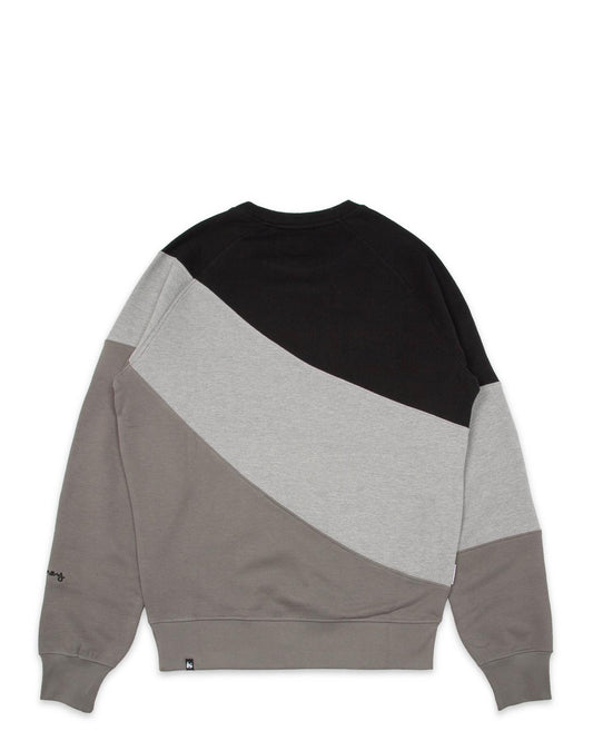 Swish Cut Combo Patch Crew Sweat Black