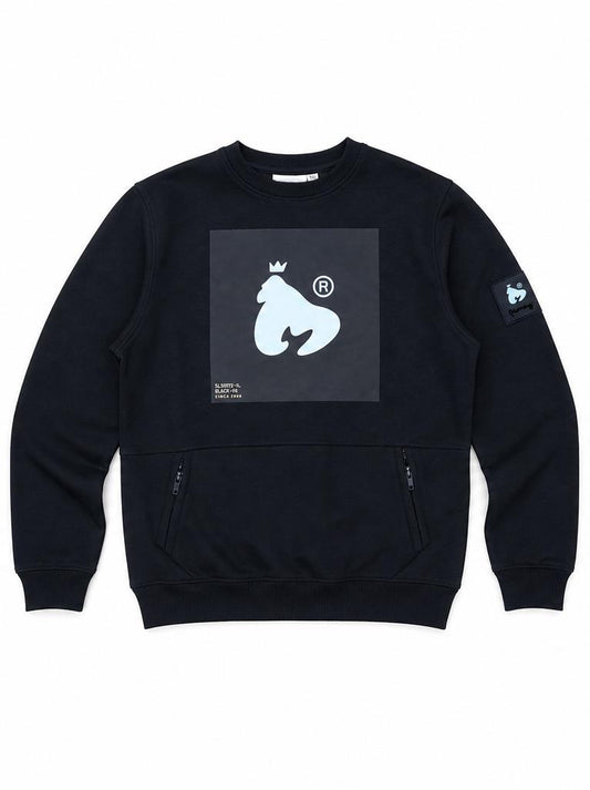 Junior Combo Patch Tracksuit Black