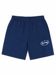 Money Laurel Sig Wide Fit Shorts Navy