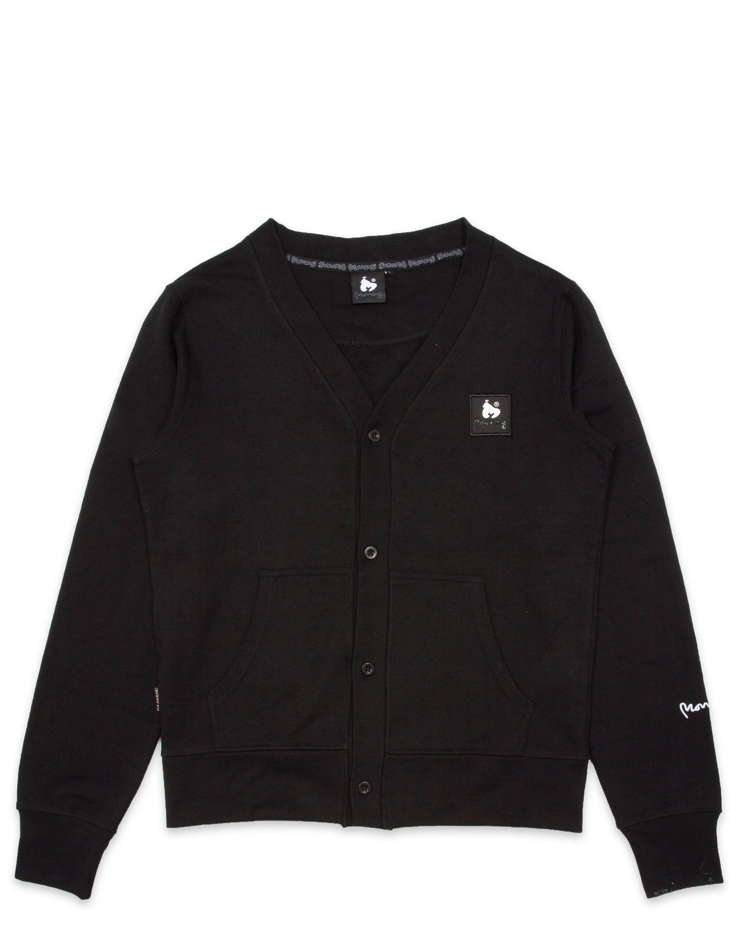 Combo Patch Button Sweat Black