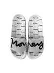 AOP Big Sig Sliders White