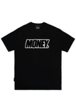 Velour Applique Tee Black