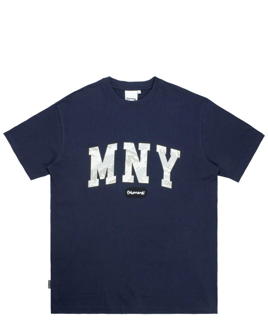 Money Camo Fill Tee Navy