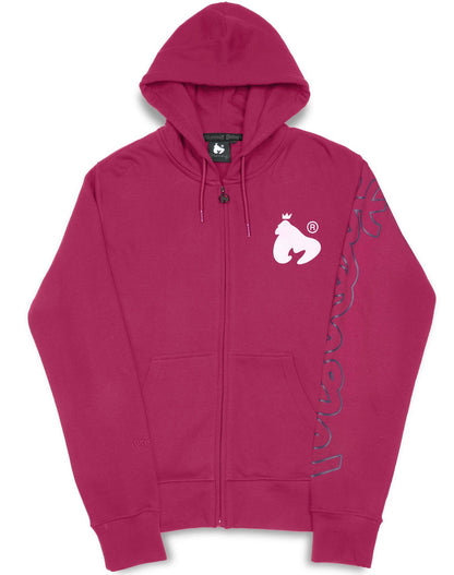 Sig Line Zip Hood Berry