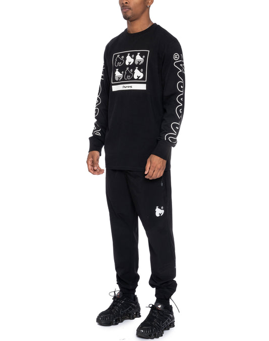 Money Tour Long Sleeve Tee Black