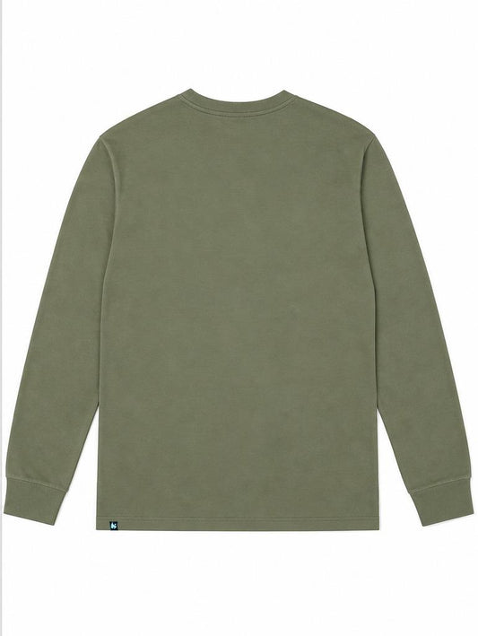 Money Junior Club Long Sleeved Tee Olive