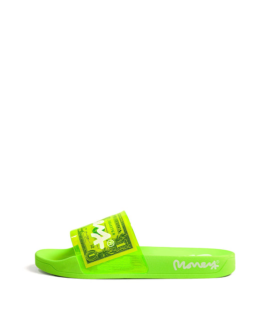 Money Cash Sliders Neon Green