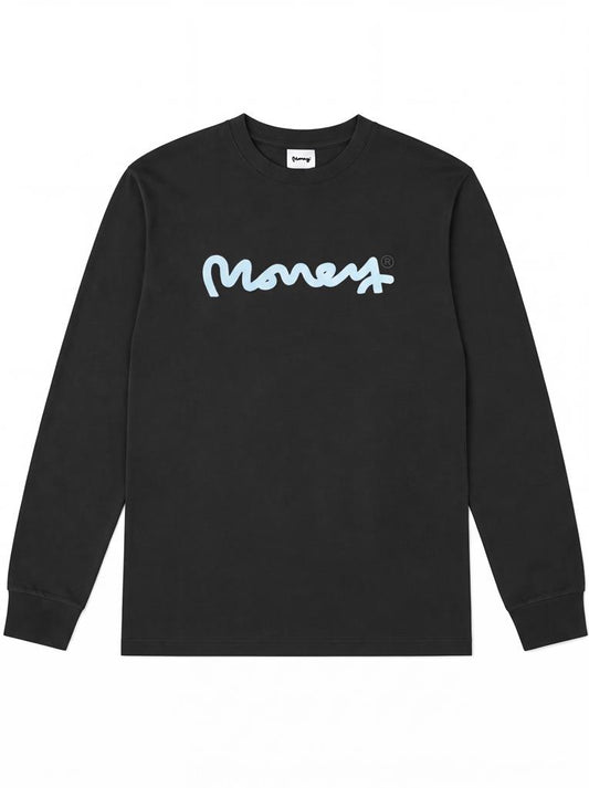 Money Junior Club Long Sleeved Tee Black