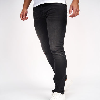 Ape Embossed Jeans  Black Wash