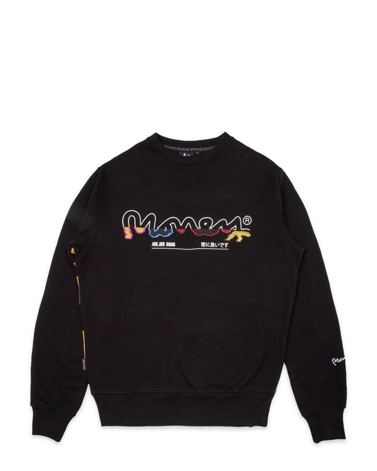 Money Back Up Crew Sweat Black