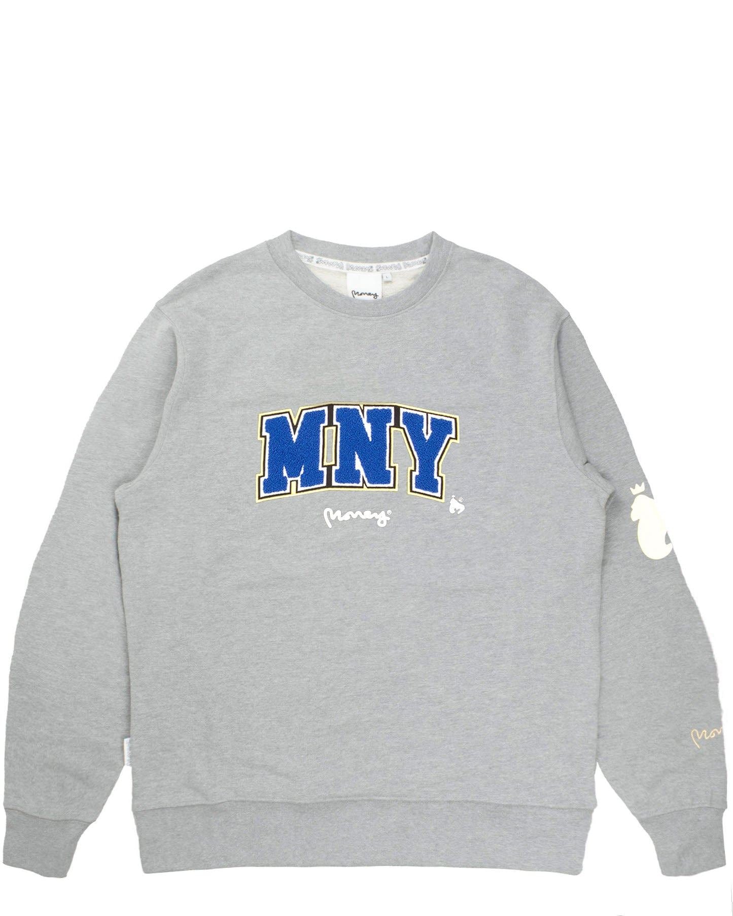 MNY Crew Sweat Grey Melange