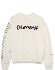 Sig Line Cheetah Crew Sweat White