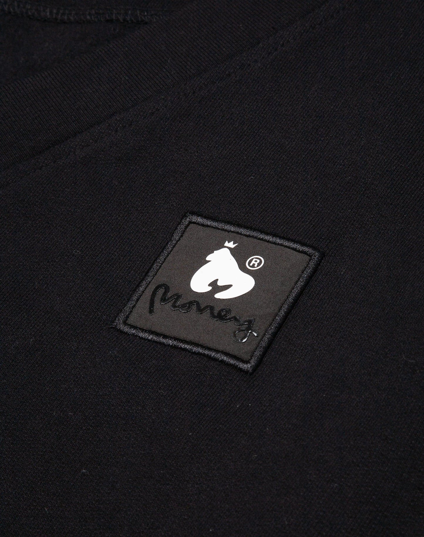 Combo Patch Button Sweat Black