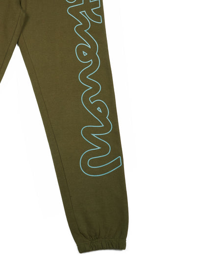 Money Sig Line Trackpant Olive