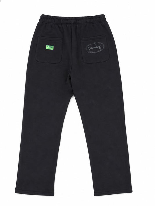 Money Sig Ape Zip Loose Fit Jogger Black