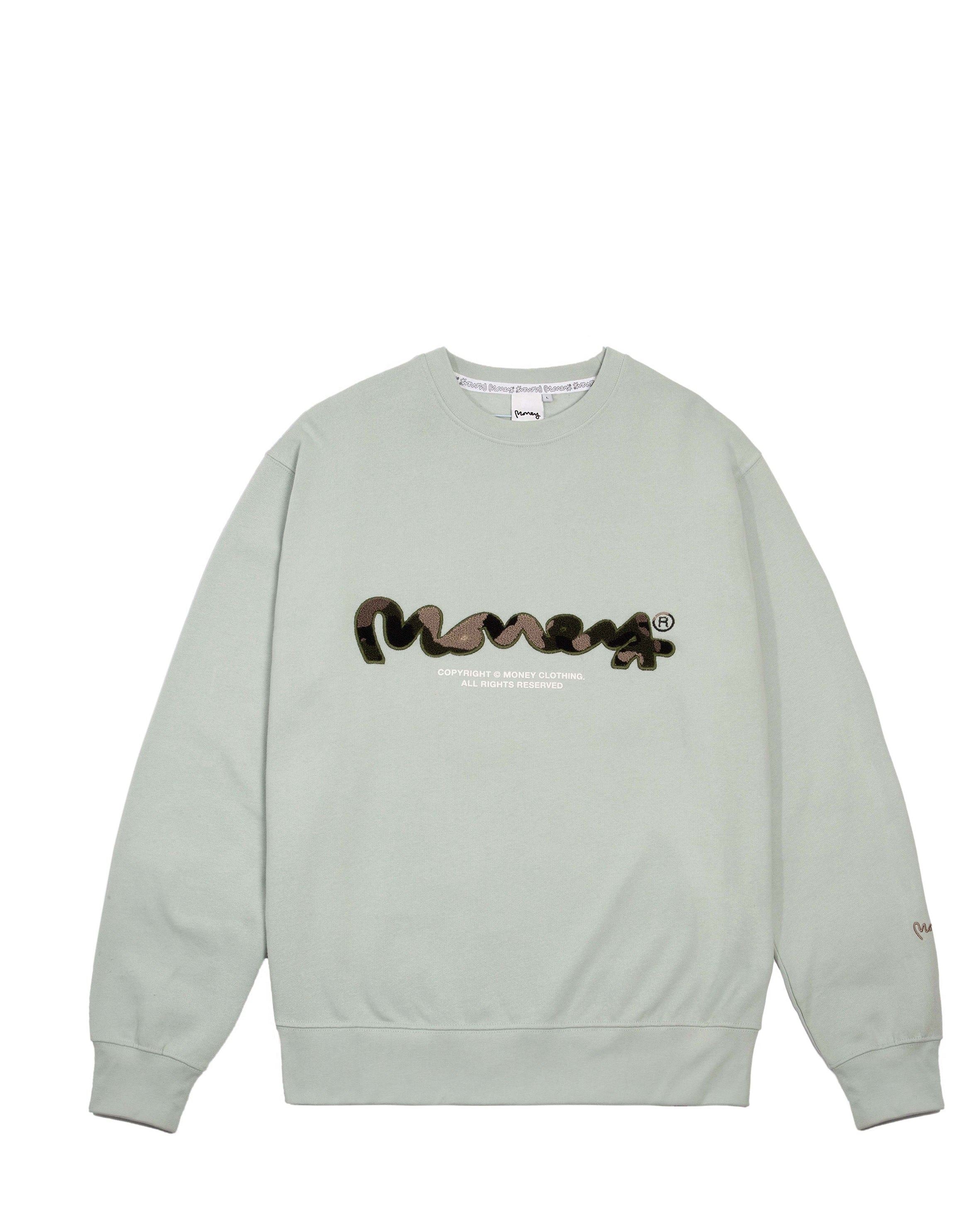 Chop Sig Camo Crew Sweat Blue