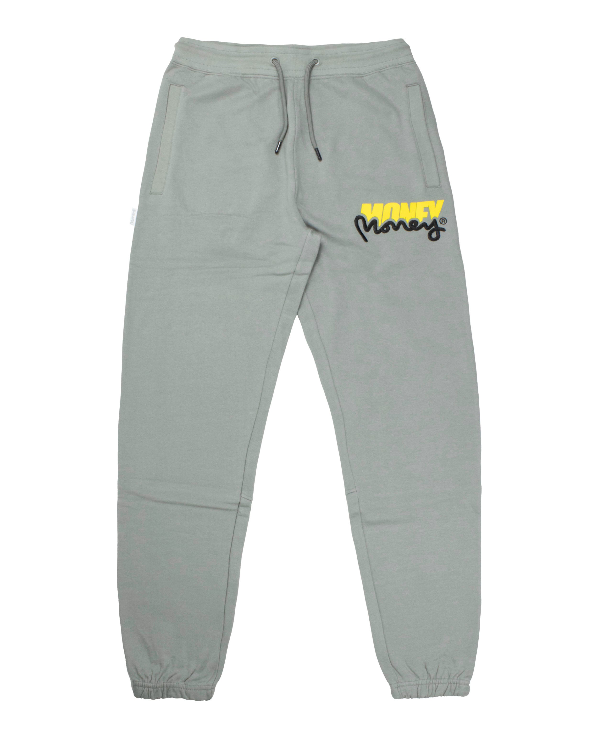 Grey store money joggers