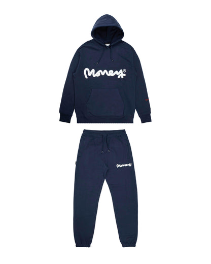 Money Chop Sig Ape Tracksuit in Navy