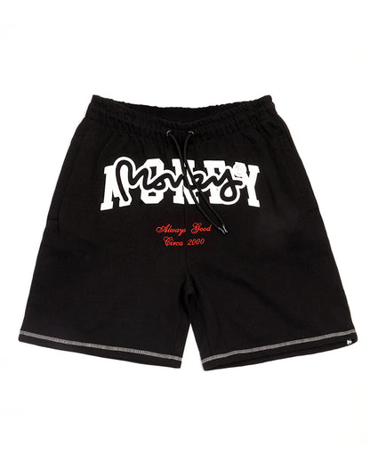 COLLEGE DROP SIG TEE & SHORT TWIN SET - BLACK