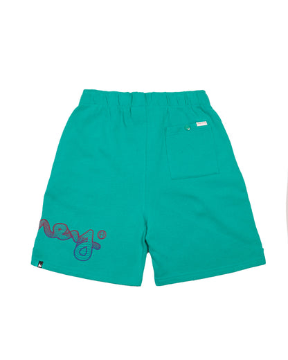 FLOW WAVE FADE SHORTS - TEAL