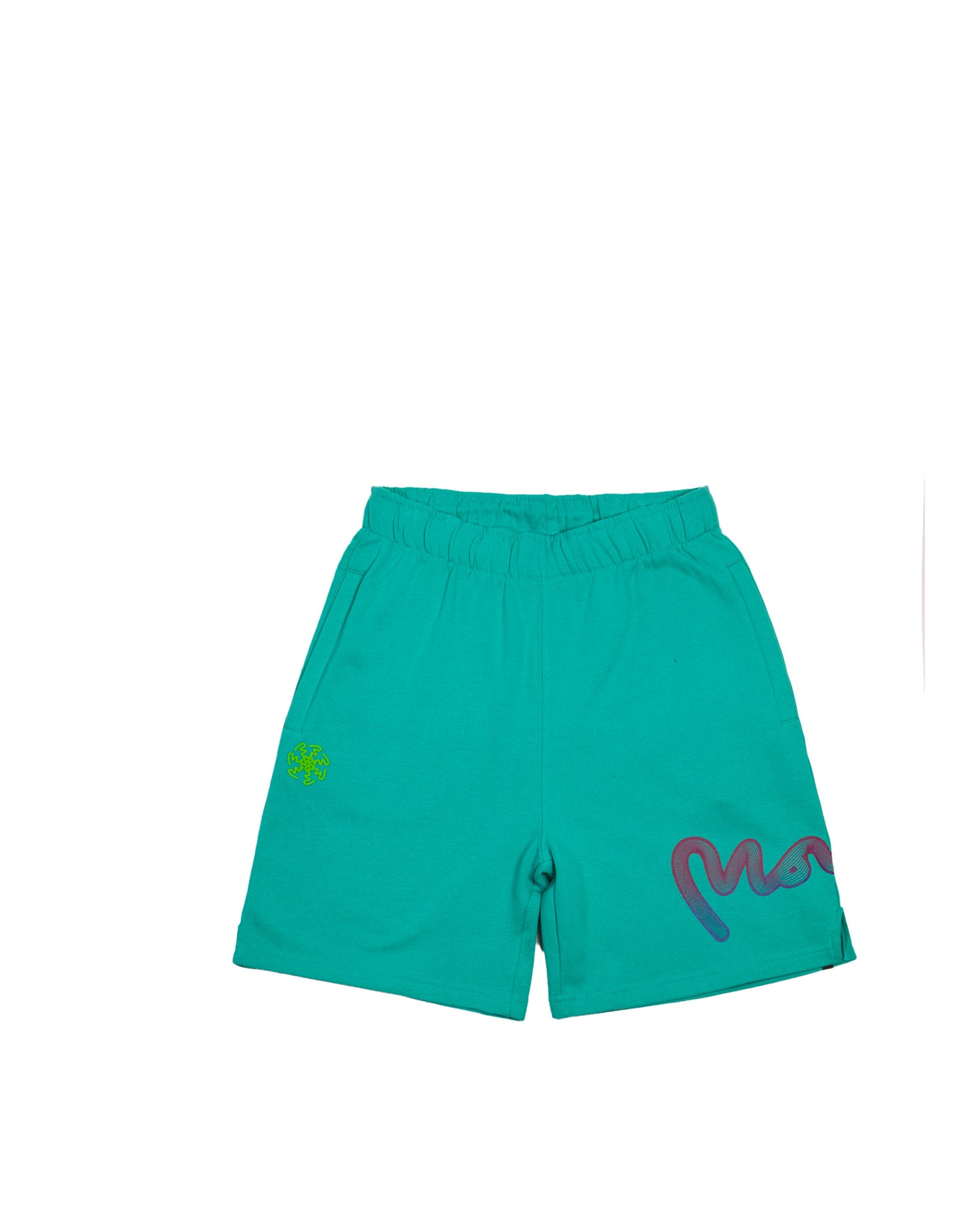 FLOW WAVE FADE SHORTS - TEAL