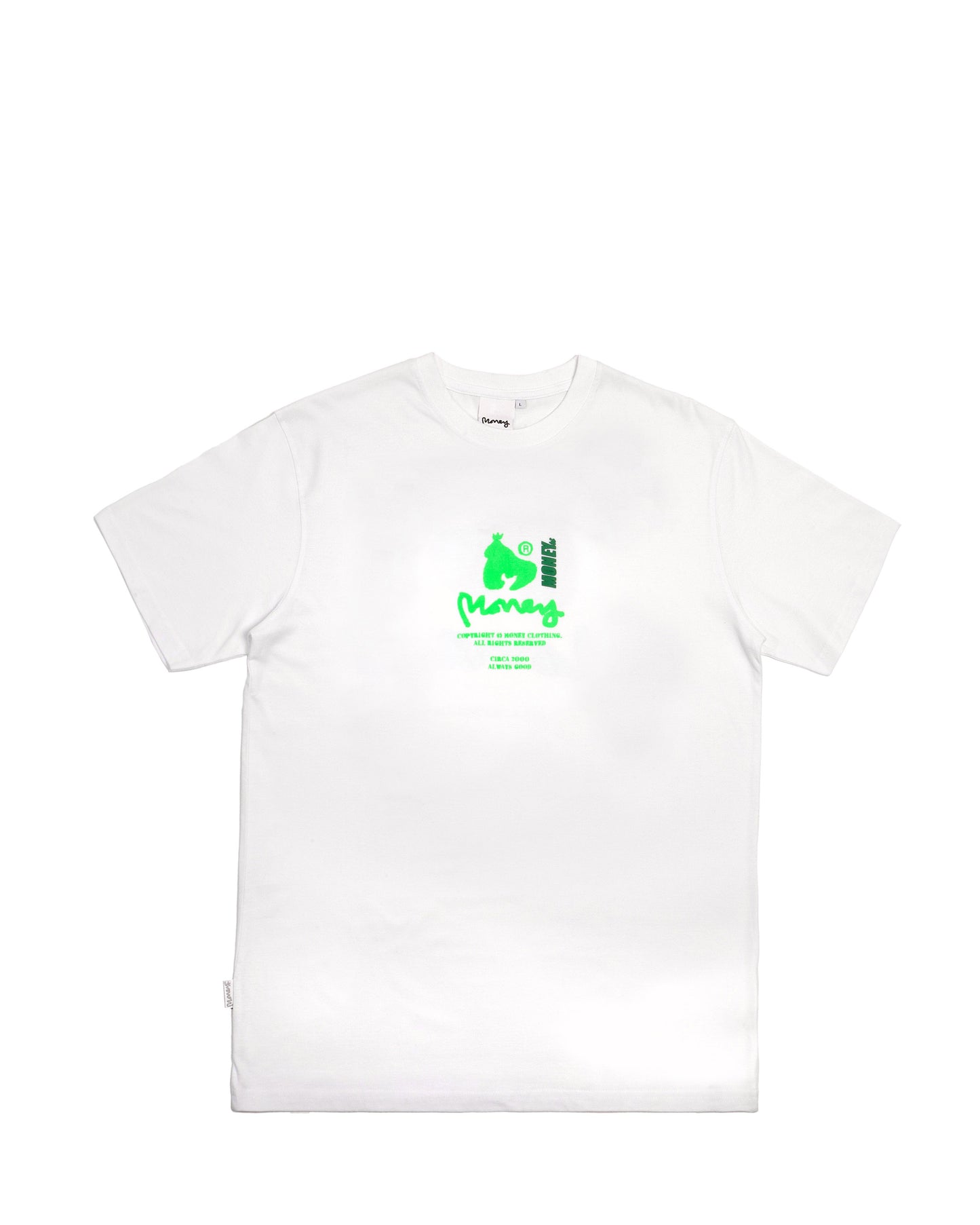 COPYRIGHT STENCIL TEE - WHITE