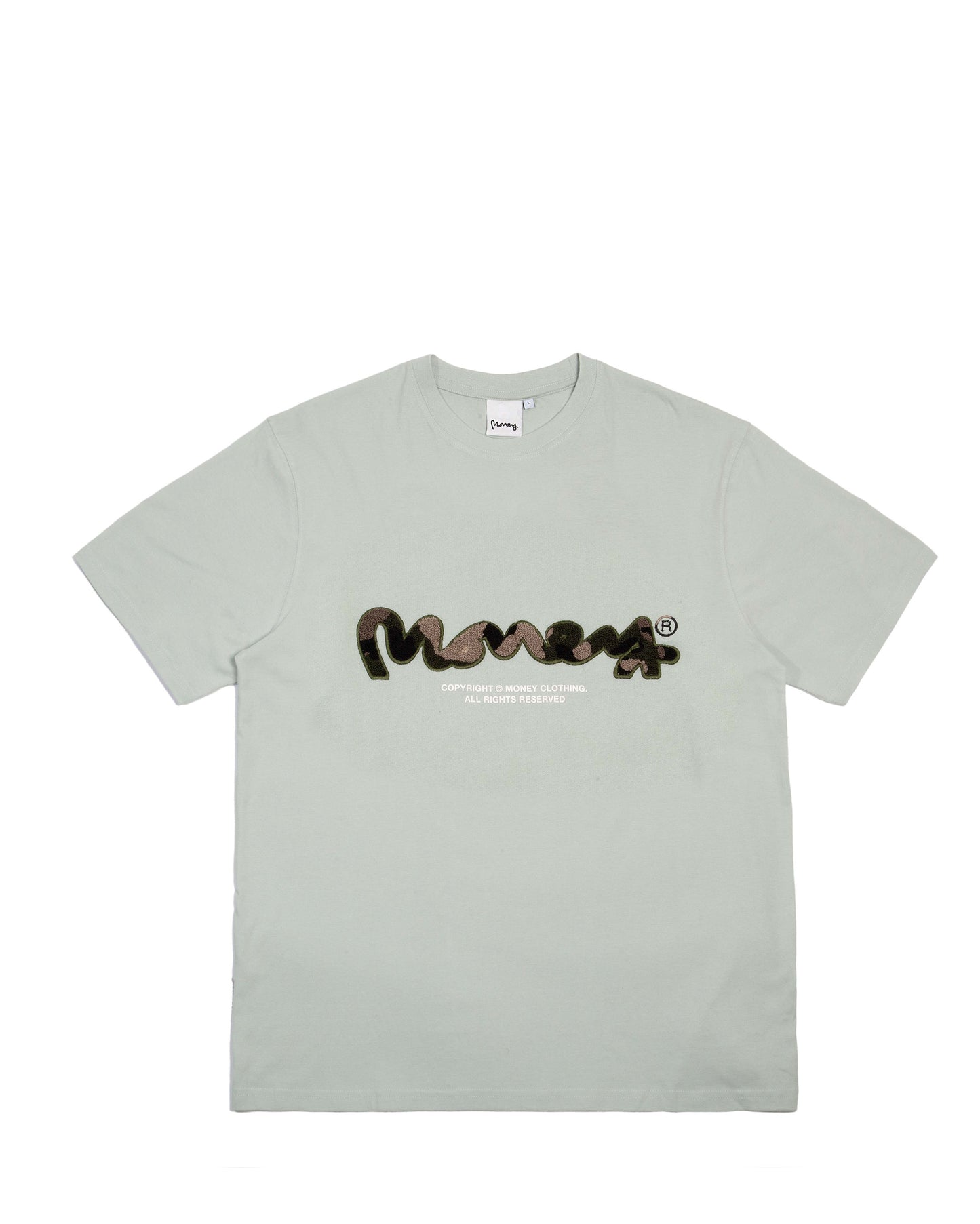 CHOP SIG APE CAMO TEE - BABY BLUE