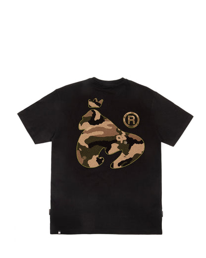 CHOP SIG APE CAMO TEE - BLACK