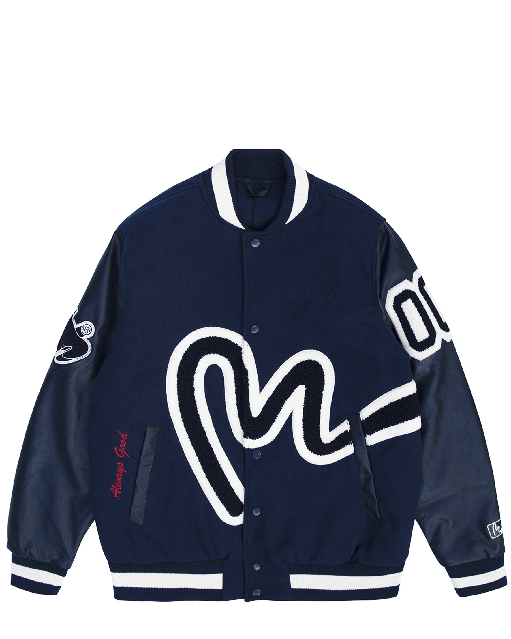 MONEY VARSITY JACKET - NAVY