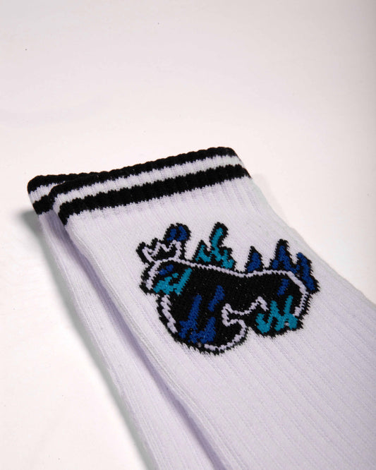 Flaming Ape Sport Socks 3pk White