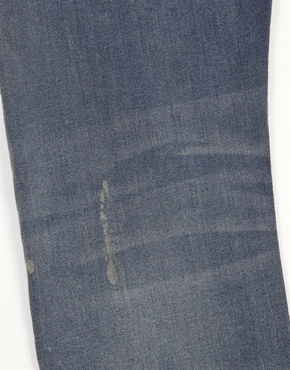 Ape Embossed Jeans  Mid Wash