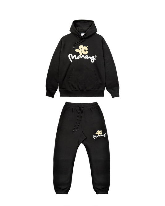 Money X YC Tracksuit Black