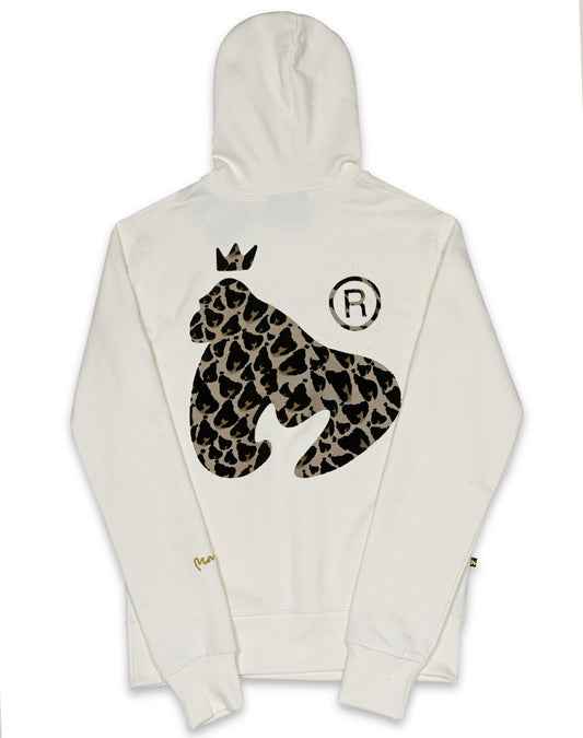 Sig Ape Cheetah Hood Cloud White