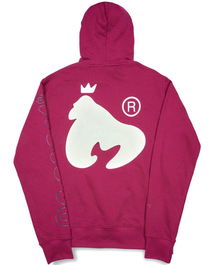 Sig Line Zip Hood Berry