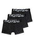 Black Steel Boxers 3pk Black