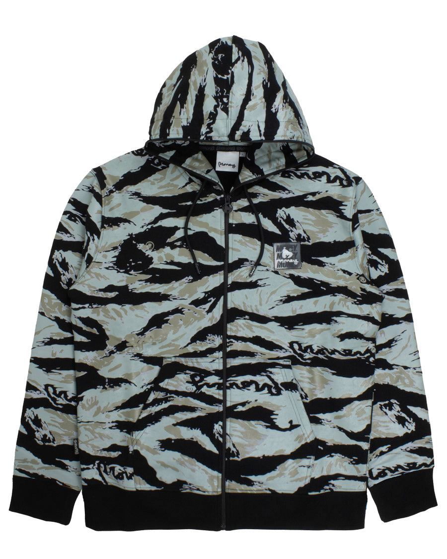 All-Over Tiger Camo Hood Green Tiger Camo