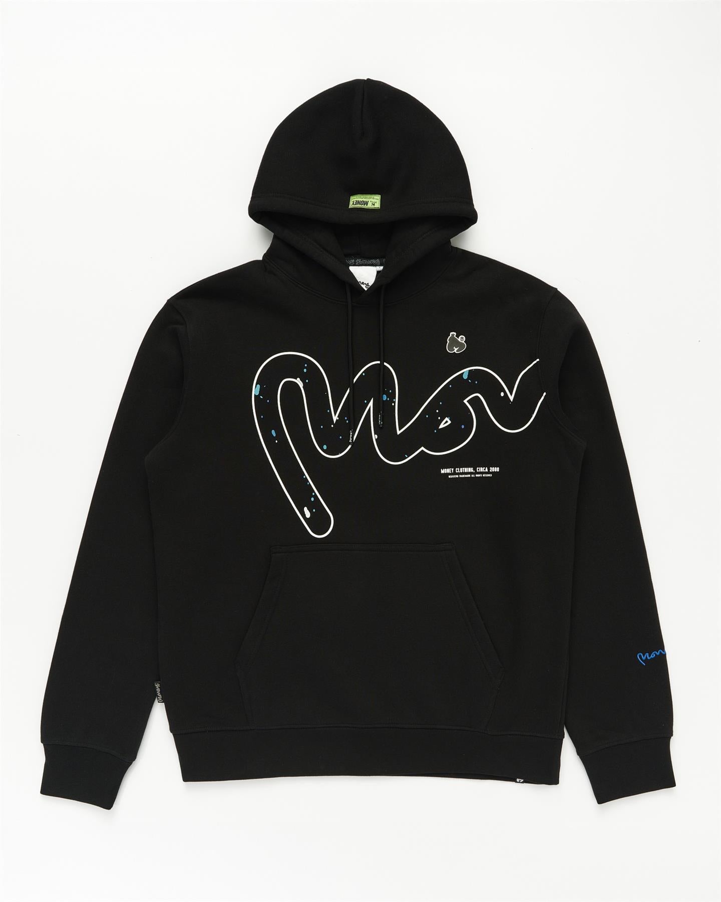 Big Sig Drip Hood Black Blue