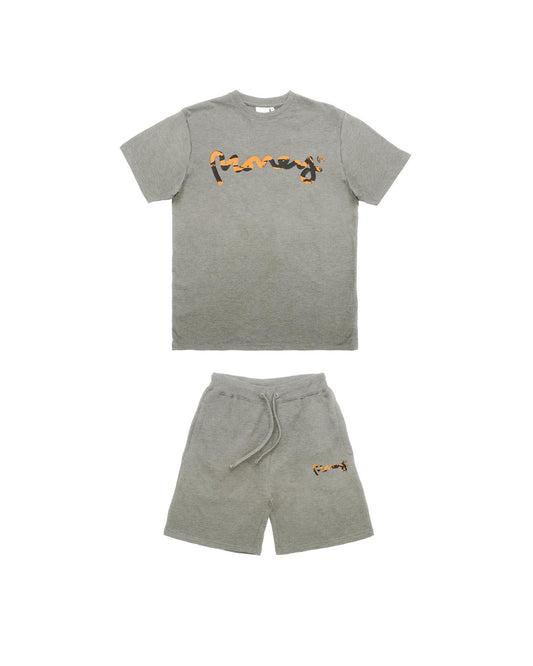 LA Camo Twin Set Grey Melange