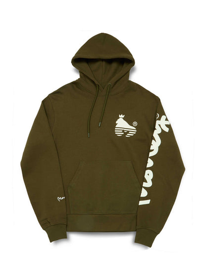 Sig Line Fleece Hood Olive