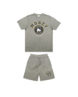 College Twin Set Grey Melange