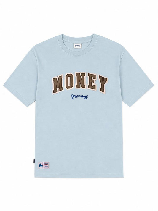 College Money Tee Sky Blue